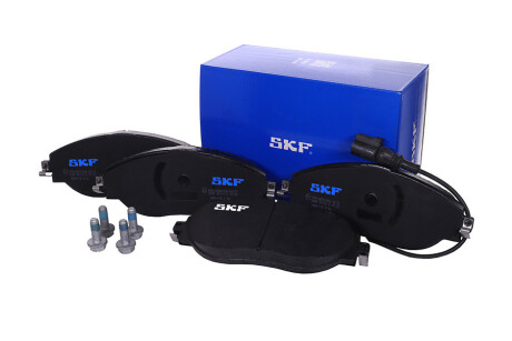 Колодки гальмівні дискові (комплект 4 шт) AUDI, SEAT, SKODA, VW A3, A3 LIMOUSINE, Q2, Q3, LEON, L SKF VKBP 80176 E