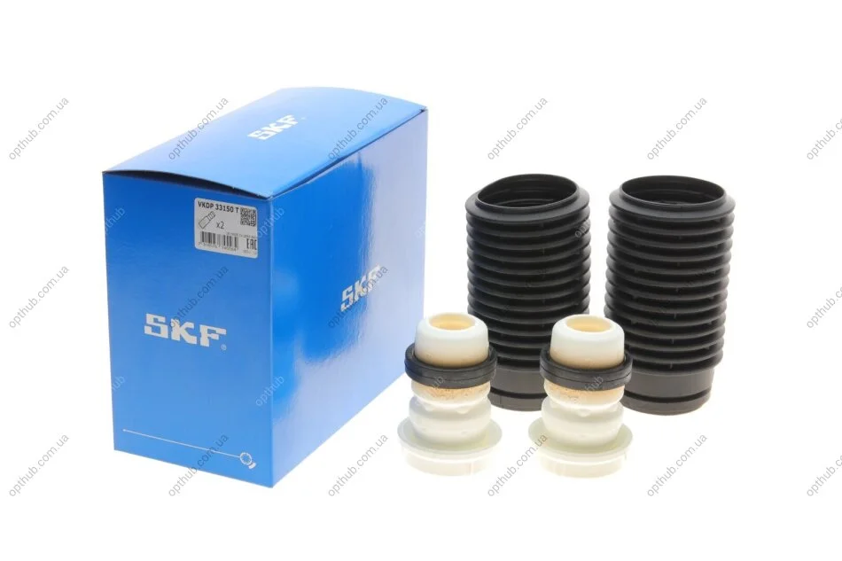 Захисний комплект амортизатора VW CADDY 04-15/GOLF 03-13/JETTA 06-10/SKODA OCTAVIA 04-13 FRONT SKF VKDP 33150 T (фото 1)