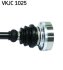 Піввісь AUDI, SKODA, VW A4, SUPERB, PASSAT -ua SKF VKJC 1025 (фото 3)
