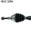 Піввісь AUDI, SKODA, VW A3, OCTAVIA, CADDY, GOLF, JETTA SKF VKJC 1094 (фото 2)