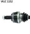 Піввісь BMW 3, Z4 -ua SKF VKJC 1152 (фото 2)