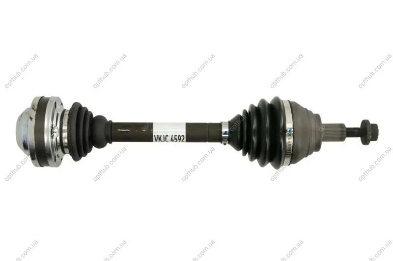 Піввісь AUDI, OPEL, SEAT, SKODA, VW A3, ANTARA, ALTEA, LEON, TOLEDO, OCTAVIA, EOS, GOLF, PASSAT, TOU SKF VKJC 4592 (фото 1)