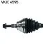 Піввісь AUDI, SEAT, SKODA, VW A3, ALTEA, ALTEA XL, LEON, TOLEDO, OCTAVIA, GOLF, JETTA, PASSAT, TOURA SKF VKJC 4595 (фото 2)