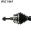 Піввісь AUDI, VW A4, PASSAT -ua SKF VKJC 5467 (фото 2)