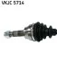 Піввісь FORD FIESTA, FUSION -ua SKF VKJC 5714 (фото 2)