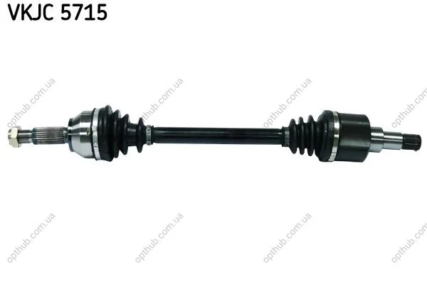 Піввісь FORD FIESTA V (JH_, JD_) 1.4 16V *SEMI-AUTOMATIC GEARBOX / FIESTA V (JH_, JD_) 1.6 TDCI *MA -ua SKF VKJC 5715 (фото 1)