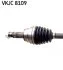 Піввісь BMW X6 (E71, E72) ACTIVEHYBRID XDRIVE; F / R -ua SKF VKJC 8109 (фото 2)