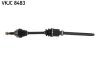 Піввісь CITROEN JUMPY (VF7) - 1.6 HDI 90 16V -ua SKF VKJC 8483 (фото 1)