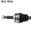 Піввісь TOYOTA AURIS -ua SKF VKJC 8534 (фото 2)
