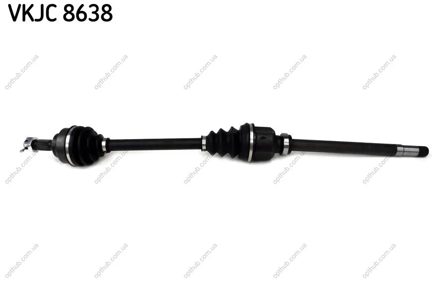 Піввісь PEUGEOT 3008 MPV 1.6 BLUEHDI 120 05.14-08.16 *GEARBOX DESC.: MC MANUAL / 1.6 HDI 115 02.13-0 -ua SKF VKJC 8638 (фото 1)