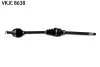 Піввісь PEUGEOT 3008 MPV 1.6 BLUEHDI 120 05.14-08.16 *GEARBOX DESC.: MC MANUAL / 1.6 HDI 115 02.13-0 -ua SKF VKJC 8638 (фото 1)