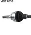 Піввісь PEUGEOT 3008 MPV 1.6 BLUEHDI 120 05.14-08.16 *GEARBOX DESC.: MC MANUAL / 1.6 HDI 115 02.13-0 -ua SKF VKJC 8638 (фото 2)