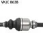 Піввісь PEUGEOT 3008 MPV 1.6 BLUEHDI 120 05.14-08.16 *GEARBOX DESC.: MC MANUAL / 1.6 HDI 115 02.13-0 -ua SKF VKJC 8638 (фото 3)