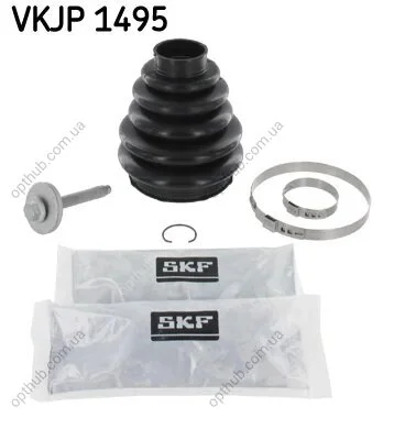 Пильник ШРКШ гумовий + змазка FORD, VOLVO C-MAX, FOCUS, FOCUS C-MAX, V70, XC70 CROSS COUNTRY -ua SKF VKJP 1495 (фото 1)