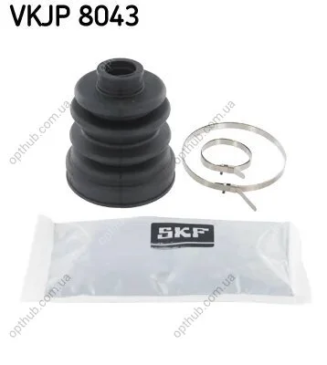 Пильник ШРКШ гумовий + змазка SUBARU FORESTER (SF_, SG_); SUZUKI GRAND VITARA II (JT, TE, TD) -ua SKF VKJP 8043 (фото 1)