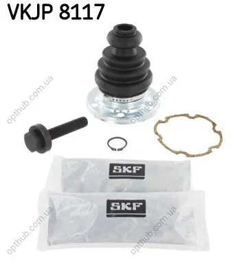 Пильник ШРКШ гумовий + змазка SEAT, VW ALHAMBRA, SHARAN -ua SKF VKJP 8117 (фото 1)