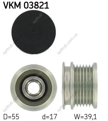 Муфта генератора SKF VKM 03821 (фото 1)