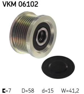 Муфта обгінна генератора (Вир-во) SKF VKM 06102