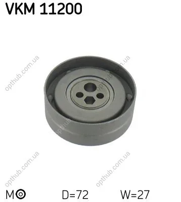 Ролик модуля натягувача ременя AUDI 100/A6 2.6/2.8 90-97 -ua SKF VKM 11200 (фото 1)