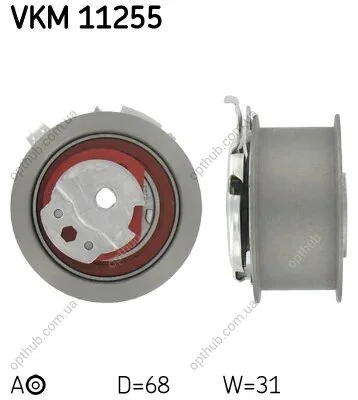 Ролик модуля натягувача ременя VAG 2.0TD 03- SKF VKM 11255 (фото 1)