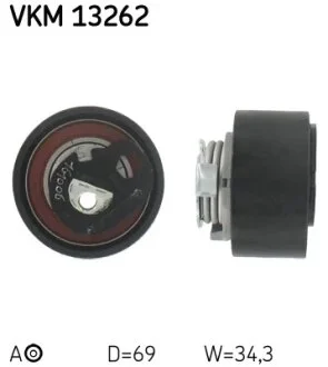 Ролик модуля натягувача ременя PSA 2.7HDI -ua SKF VKM 13262