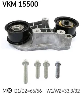Роликовий модуль натягувача ременя OPEL -ua SKF VKM 15500