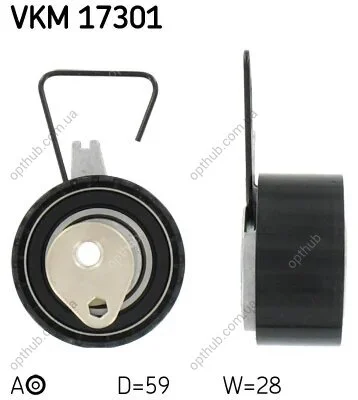 Ролик модуля натягувача ременя ROVER 1.4/1.8 00- -ua SKF VKM 17301 (фото 1)