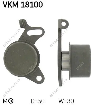 Ролик модуля натягувача ременя BMW E30 320, 325/83-91, E34 520, 525/88-91 -ua SKF VKM 18100 (фото 1)