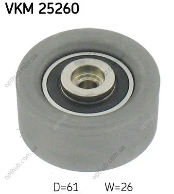 Ролик модуля натягувача ременя SKF VKM 25260 (фото 1)
