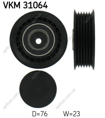 Натяжний ролик SKF VKM 31064 (фото 1)