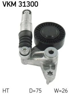 Ролик натяжний ременя поліклінового SKF VKM 31300