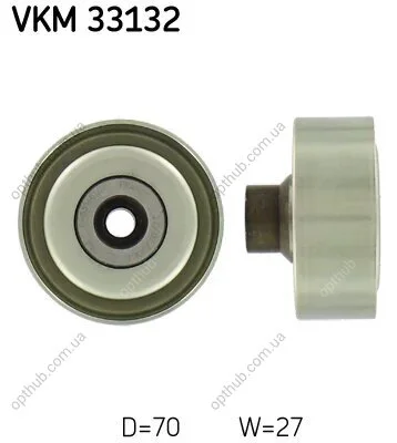 Ролик модуля натягувача ременя PEUGEOT 207 (WA_, WC_) 1.4 HDIG2 -ua SKF VKM 33132 (фото 1)