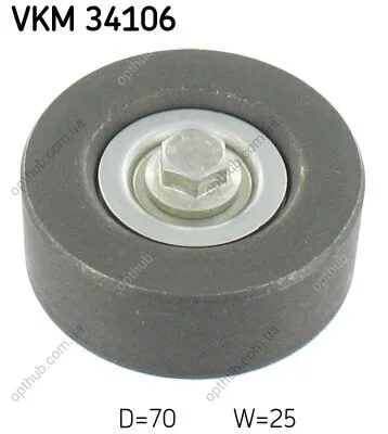 Ролик модуля натягувача ременя SKF VKM 34106 (фото 1)