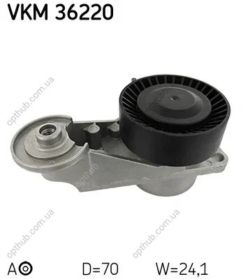 Роликовий модуль натягувача ременя SKF VKM 36220 (фото 1)
