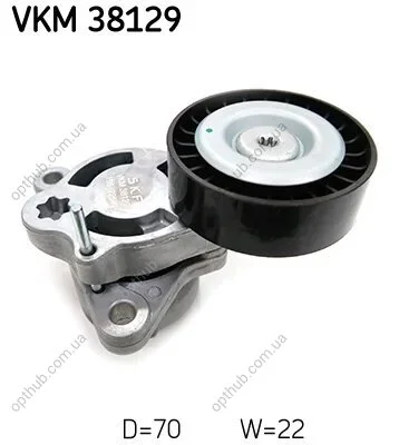 Роликовий модуль натягувача ременя SKF VKM 38129 (фото 1)