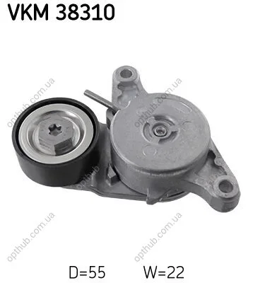 Роликовий модуль натягувача ременя SKF VKM 38310 (фото 1)