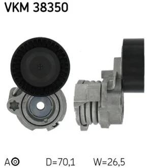 Роликовий модуль натягувача ременя BMW E60/65 540-760, X5/03- -ua SKF VKM 38350