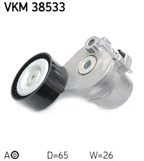 Ролик модуля натягувача ременя SKF VKM 38533