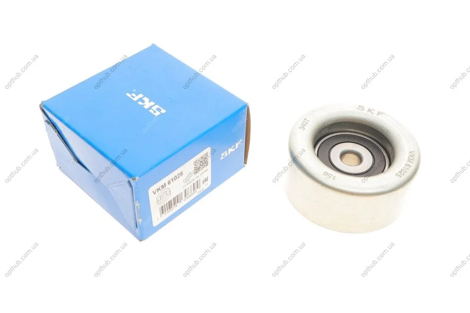 Ролик натягувача ременя без втулки (Вир-во) SKF VKM 61025 (фото 1)