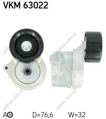 Натяжной ролик SKF VKM 63022 (фото 1)