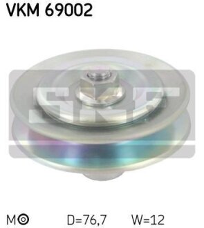 Натяжний ролик, клиновий ремінь SKF VKM69002