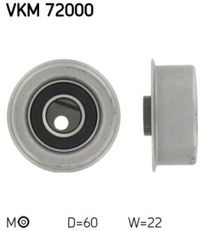 Ролик модуля натягувача ременя NISSAN SUNNY I TRAVELLER (B11) 1.3E13, E13S -ua SKF VKM 72000