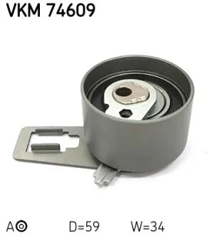 Ролик модуля натяжителя ремня SKF VKM 74609