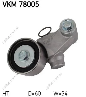 Ролик модуля натягувача ременя SKF VKM 78005 (фото 1)