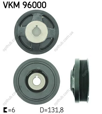 Шків ременя генератора SKF VKM 96000 (фото 1)