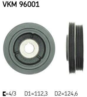 Шків ременя генератора SKF VKM 96001