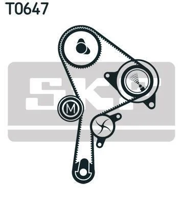Комплект зубчастого ременя (вироб-во) SKF VKMA 06008 (фото 1)