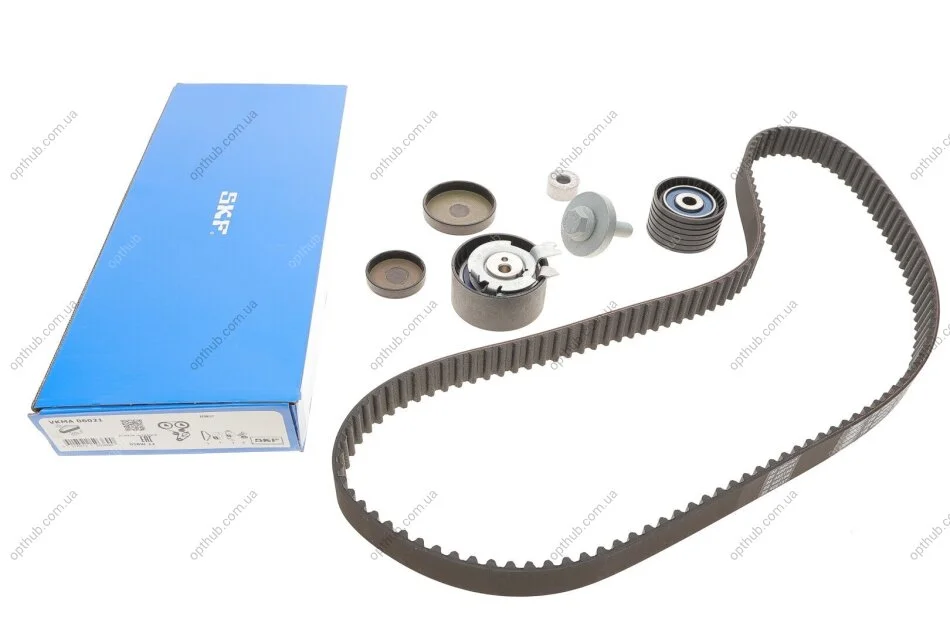 Комплект ременя ГРМ RENAULT SCENIC III (JZ0/1) 1.6 E85 (JZ03, JZ1Y) 2009 - (Вир-во) SKF VKMA 06021 (фото 1)