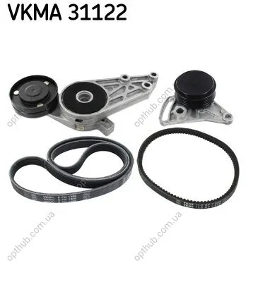 Роликовий модуль натягувача ременя (ролик, ремінь) SKF VKMA 31122 (фото 1)