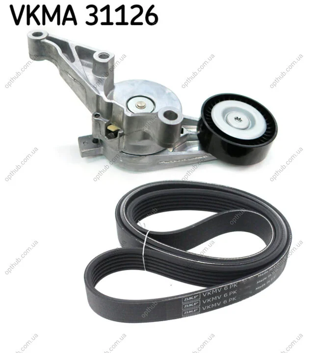 Роликовий модуль натягувача ременя (ролик, ремінь) SKF VKMA 31126 (фото 1)